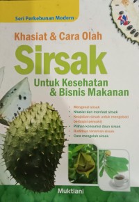 Image of Sirsak & Cara Olah Sirsak Untuk Kesehatan & Bisnis Makanan
